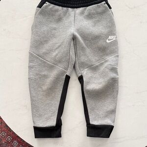 Nike Kids Gray and Black Joggers